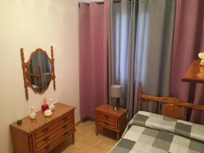 Cama o camas de una habitación en Casa Carmelito