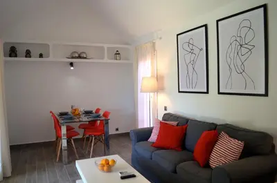 Zona de estar de The Peaches Bungalows 45 & 46