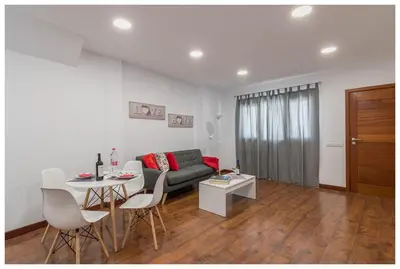 Zona de estar de La Casita del Centro