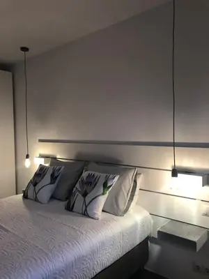 Cama o camas de una habitación en Luxury Apartment Playa del Ingles