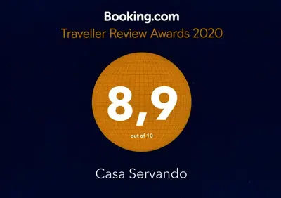 Certificado, premio, señal o documento que está expuesto en Casa Servando