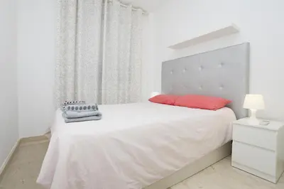 Cama o camas de una habitación en Masvacation Calle Lanzarote B, 4Room, Terrace