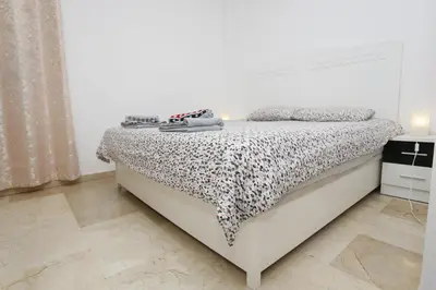 Cama o camas de una habitación en Masvacation Calle Lanzarote B, 4Room, Terrace
