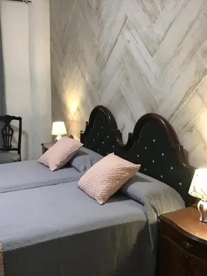 Cama o camas de una habitación en La Socorra Suite Adults Only