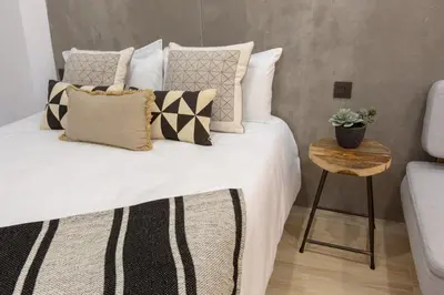 Cama o camas de una habitación en Bohemian Loft - Las Canteras Beach