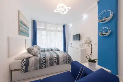 Cama o camas de una habitación en Casa Ocean Breeze