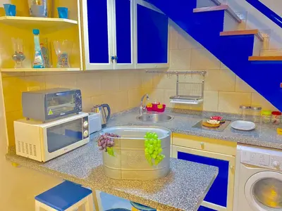 Una cocina o zona de cocina en Bungalow Playmar