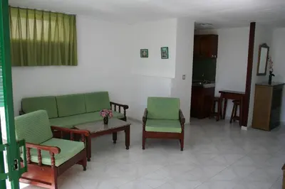 Zona de estar de Apartamentos Maba Playa