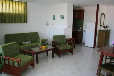 Zona de estar de Apartamentos Maba Playa