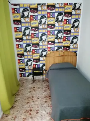 Zona de estar de Alcaravaneras Hostel