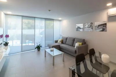 Zona de estar de Apartamentos Cordial Mogán Paraíso