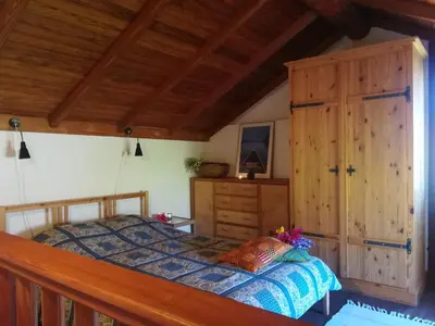 Cama o camas de una habitación en Finca Los Dioses I