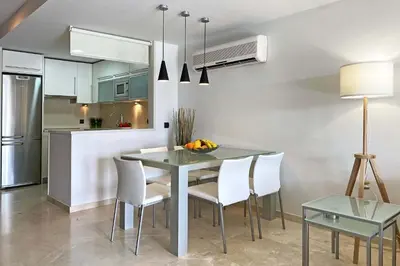 Una cocina o zona de cocina en Blue Marlin 4