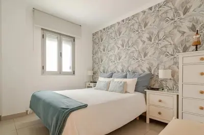 Cama o camas de una habitación en Apartamento Vera Canteras