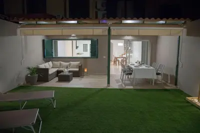 Zona de estar de Villa situada en Maspalomas Gran Canaria,