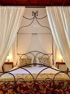Cama o camas de una habitación en BELLA DORAMAS Casas Rurales Panchita & Millo