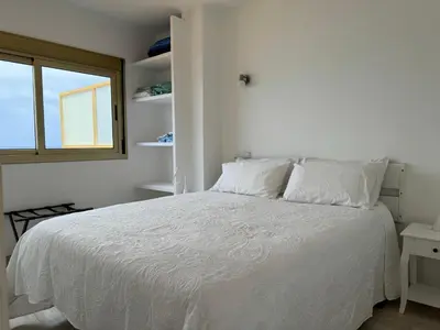 Cama o camas de una habitación en Los Gueldes