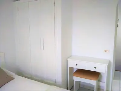 Cama o camas de una habitación en Bungalow Duna Flor Maspalomas