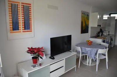Una televisión o centro de entretenimiento en Área Ciudad Playa del Inglés
