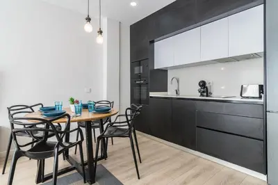 Una cocina o zona de cocina en Smartr Las Palmas