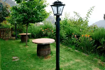 Jardín al aire libre en Casa Rural de Tío Félix