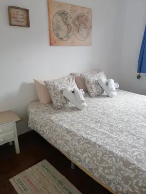 Cama o camas de una habitación en Habitacion Puerto Rico