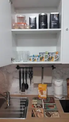 Una cocina o zona de cocina en Habitacion Puerto Rico