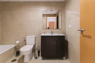 Un baño de Blue & White House