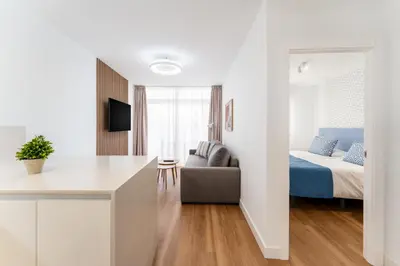 Cama o camas de una habitación en Alsol Nara