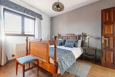 Cama o camas de una habitación en Casa Huertas del Palmar