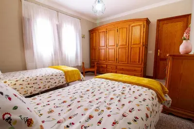 Cama o camas de una habitación en Casa Marjoes - 2 Villas - BBQ - Communal Pool