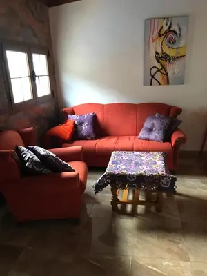 Zona de estar de Casa Elisa Canarias
