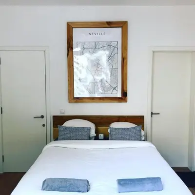 Cama o camas de una habitación en Columbus Apartments Co-Living