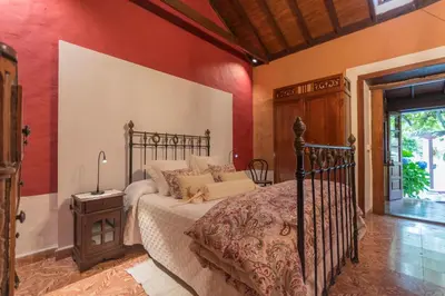 Cama o camas de una habitación en Finca Casas Nanitas