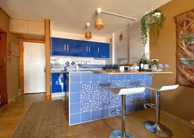 Una cocina o zona de cocina en Yumbo/Iguazu Apartment, 