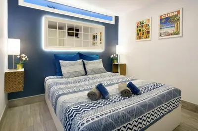 Cama o camas de una habitación en Modern Apt with Pool - Yumbo & Beach