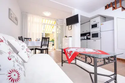 Una cocina o zona de cocina en Duplex Sun and Sea
