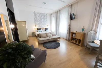 Zona de estar de Hotel Catalina