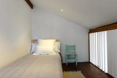 Cama o camas de una habitación en Open Air Historic Penthouse Vegueta
