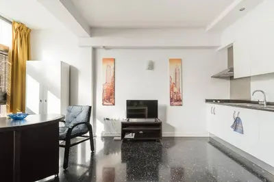 Una cocina o zona de cocina en Loft moderno y luminoso al lado de Las Canteras