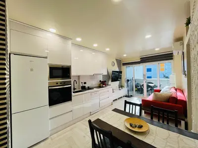 Una cocina o zona de cocina en Atlantic Coast Apartment - Playa Del Inglés