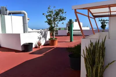 Un balcón o terraza de La Fonda Aeropuerto