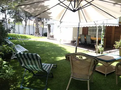 Jardín al aire libre en Casa Marta