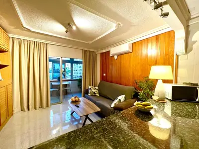 Zona de estar de Cozy Apartment Near Yumbo