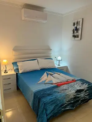 Cama o camas de una habitación en Bungalow Isla Margarita