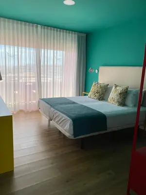 Cama o camas de una habitación en Hotel Ritual Maspalomas - Adults Only
