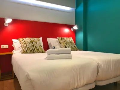 Cama o camas de una habitación en Hotel Ritual Maspalomas - Adults Only