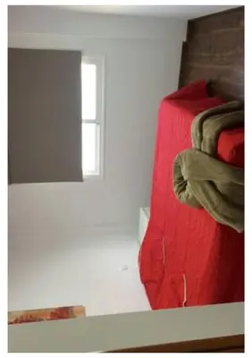 Cama o camas de una habitación en Apartamentos cerca del Aeropuerto