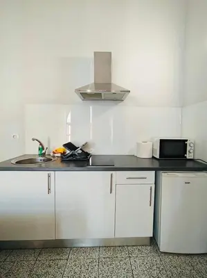 Una cocina o zona de cocina en TABLERO 204, Espléndido apto 8 pax cerca Playa Inglés