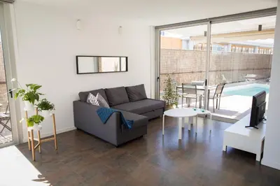Zona de estar de Sunny and quiet duplex